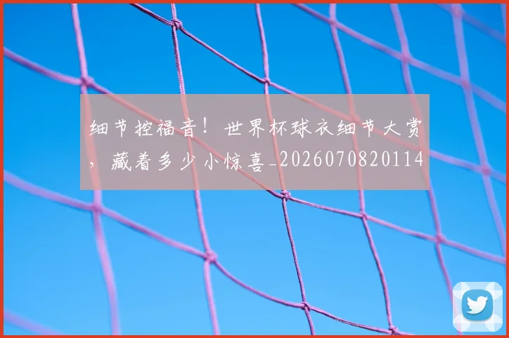 细节控福音！世界杯球衣细节大赏，藏着多少小惊喜_20260708201146