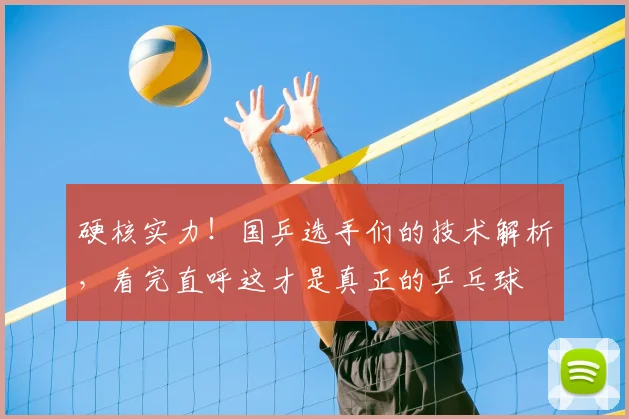 硬核实力！国乒选手们的技术解析，看完直呼这才是真正的乒乓球